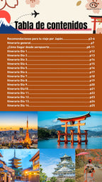 Itinerario estándar de Japón
