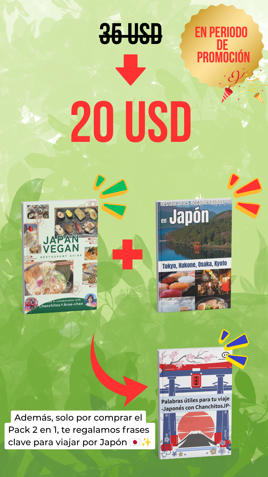 Pack 2 (2 en 1): Guía Vegana + Hoteles y Restaurantes
